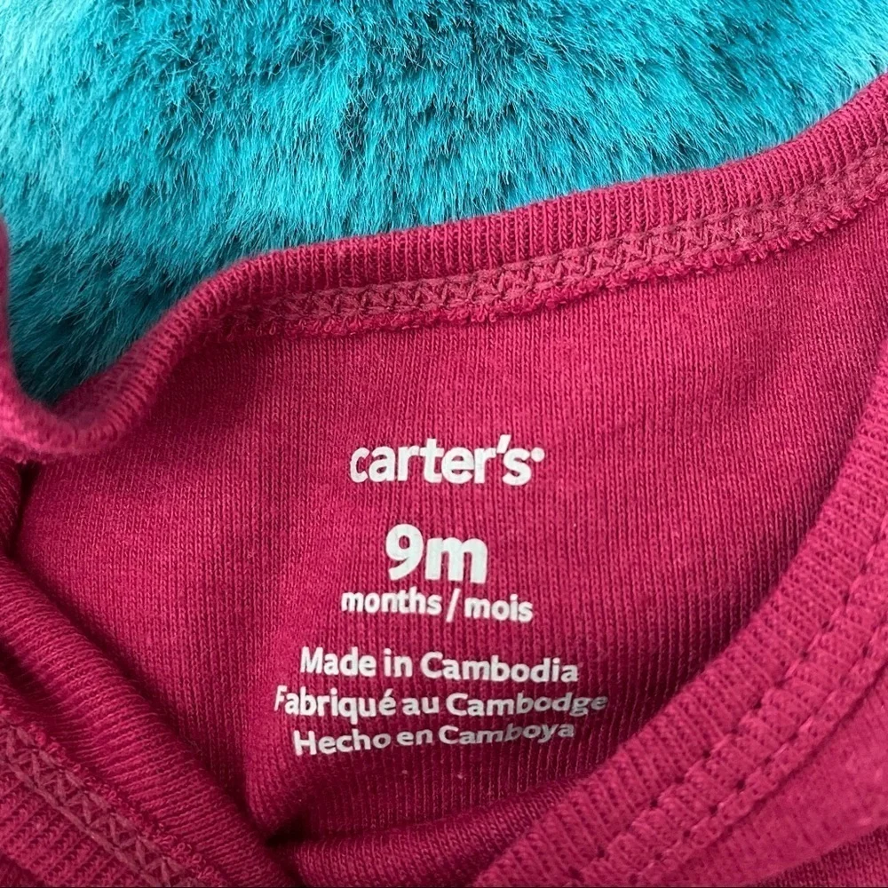 Carter’s Baby Girl Graphic Bodysuit Size 9 Months